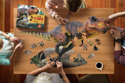 I AM T. Rex 100 piece jigsaw puzzle - gift