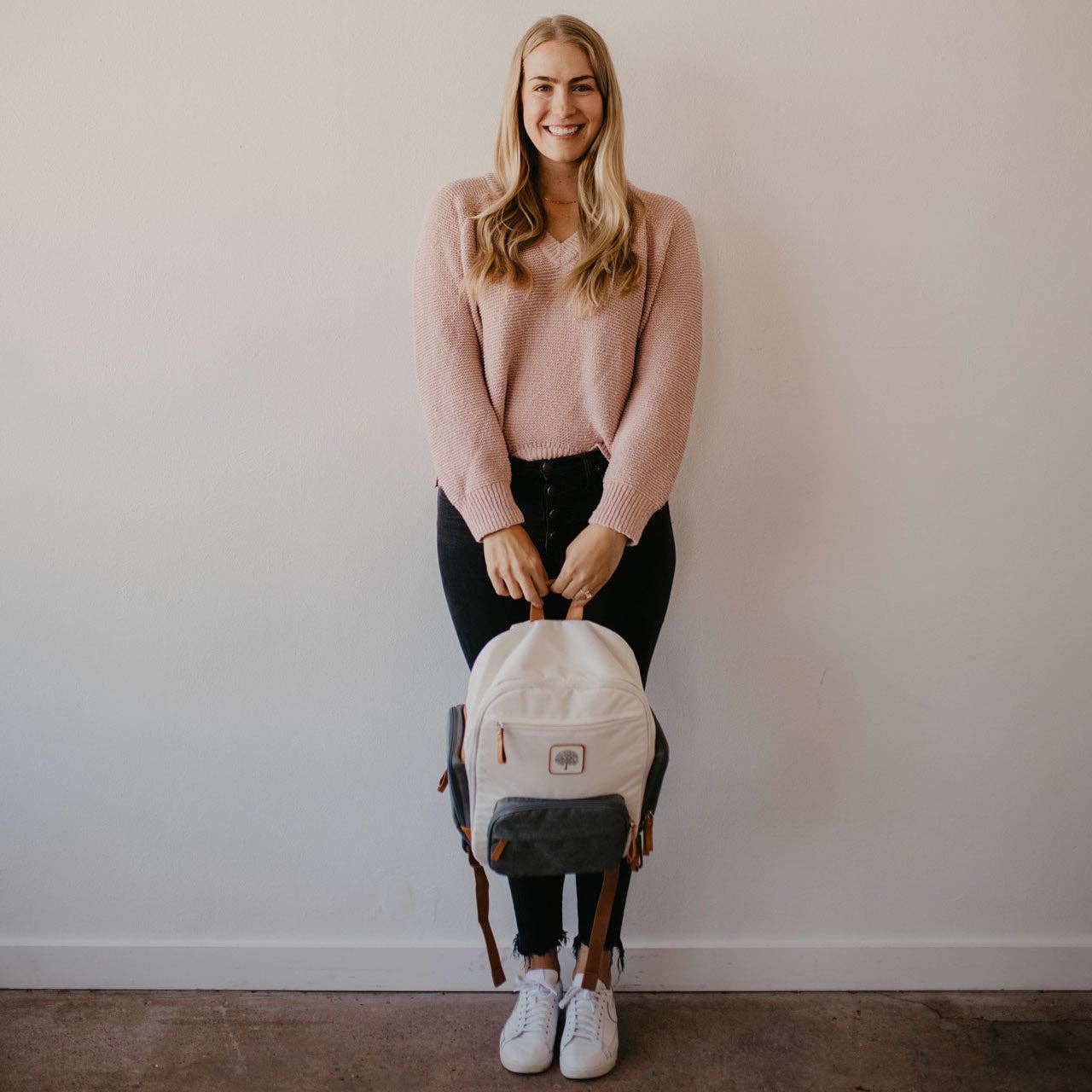 Birch Bag Mini - Diaper Backpack in Cream