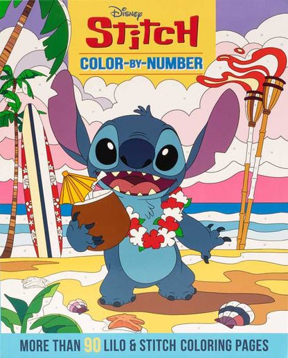 Disney Stitch Color-By-Number by Editors of Thunder Bay Press