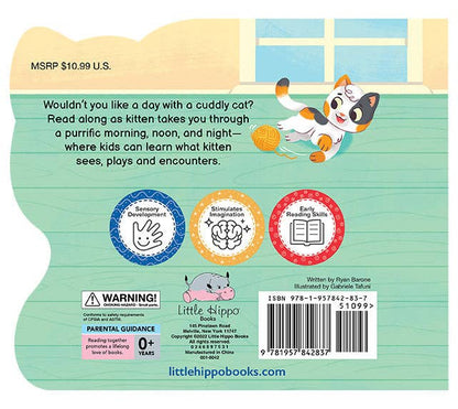 Cuddly Days with Kitten - Touch and Feel Board Book - Sensory Board Book