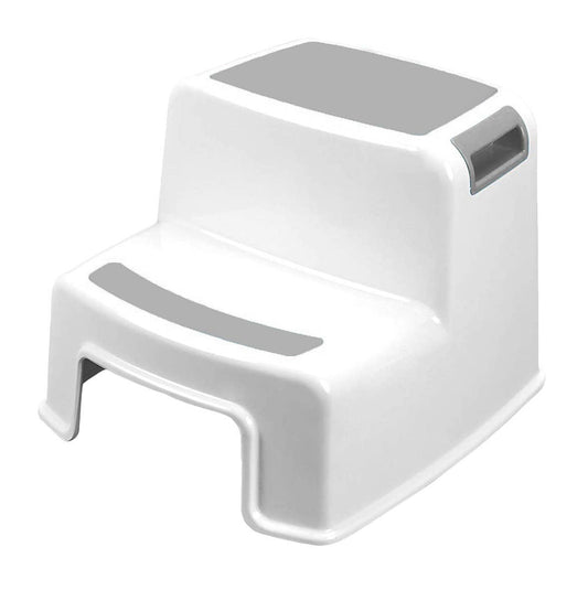 2-Step Stool for Kids, Gray