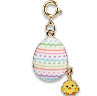 Gold Easter Egg Charm