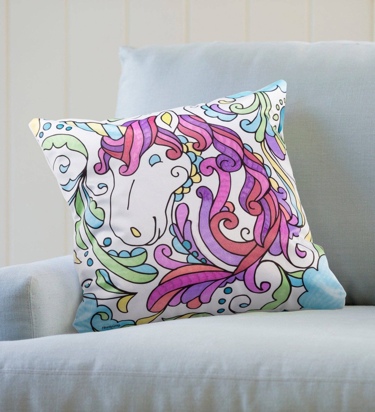 Color-Your-Own Pillow Set: Butterfly