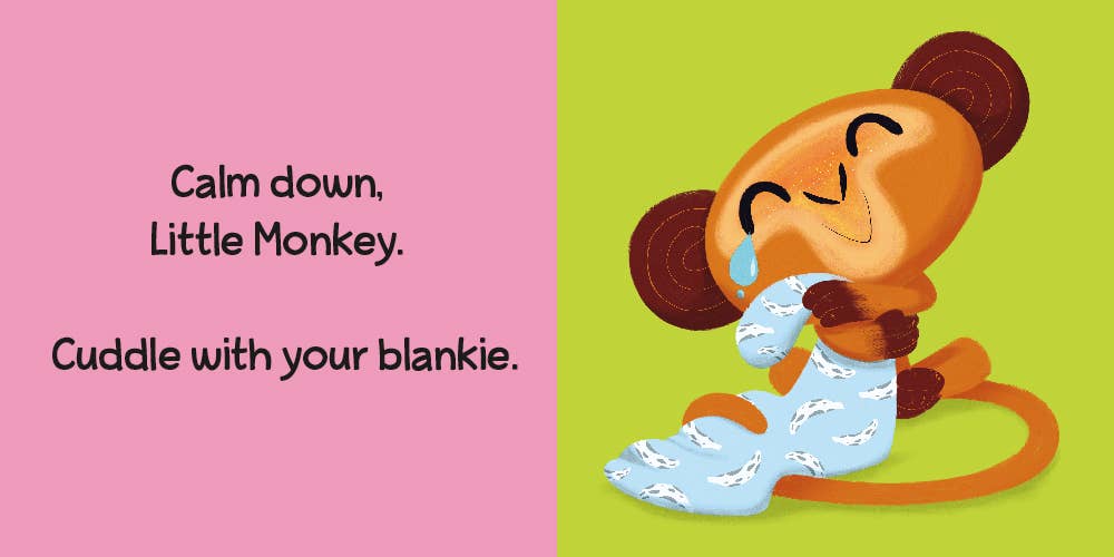 Little Monkey Calms Down Board Book: Board Book / 20