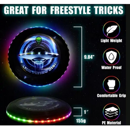 RGB Glow in the Dark Light-up Flying Disc