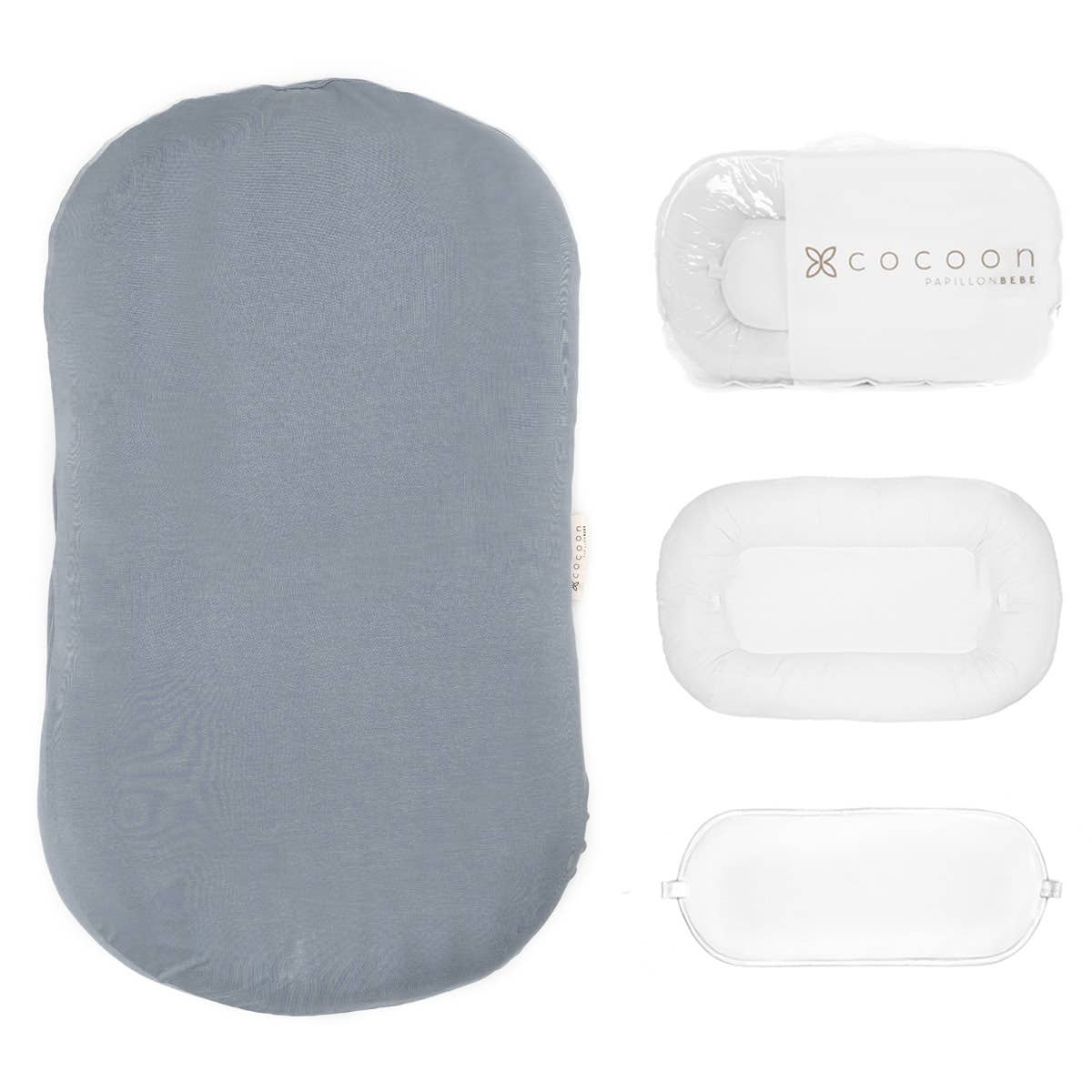 Cocoon: 0-9 months (Baby Lounger, Fall, Travel): Dove