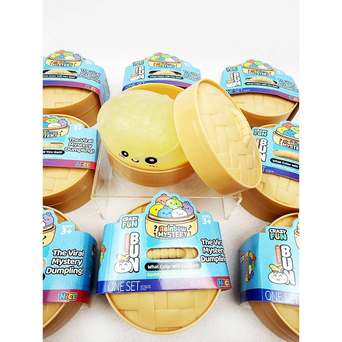 Slow Rising Mystery Dumpling Squishy with Steamer