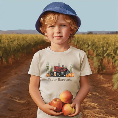 "Happy Harvest" Country Western Tractor Farm Fall Clothing