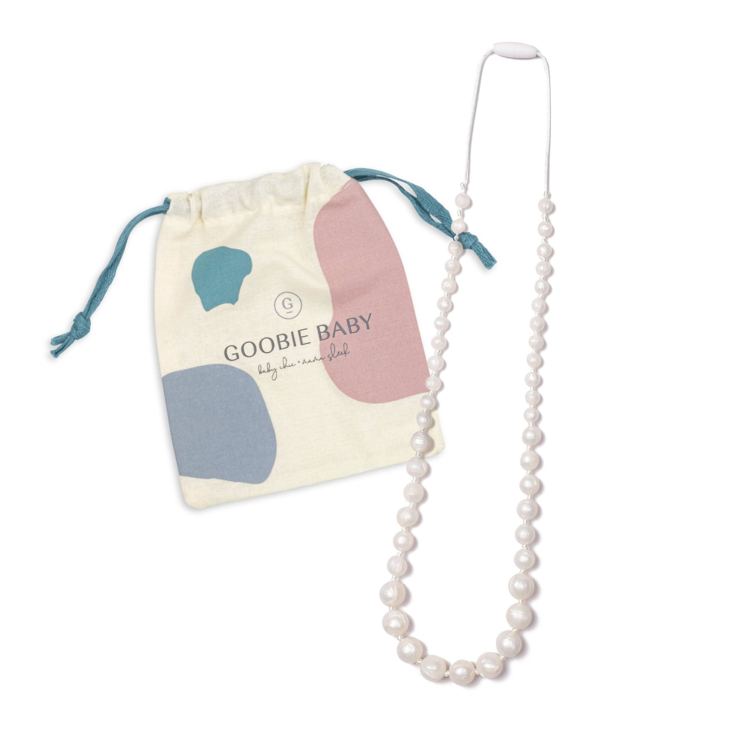 Audrey Teething Necklace - Pearl