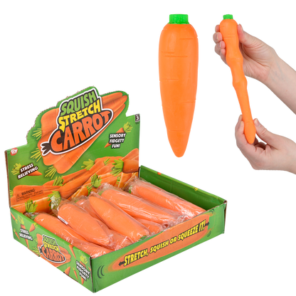 (T) STRETCH AND SQUEEZE  CARROT 5.5"