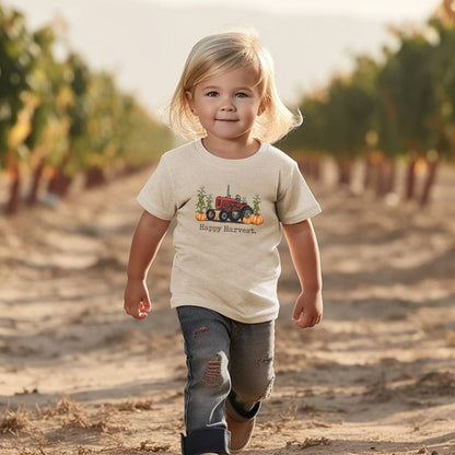 "Happy Harvest" Country Western Tractor Farm Fall Clothing