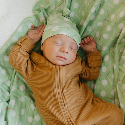Knit Swaddle Blanket - Bogey