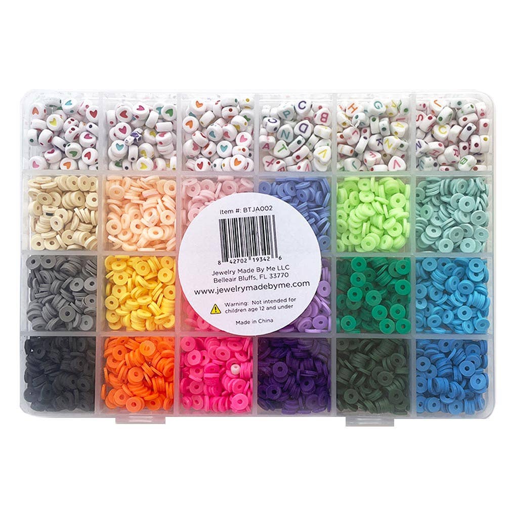 Bold Brights Heishi Box DIY Bead Kit