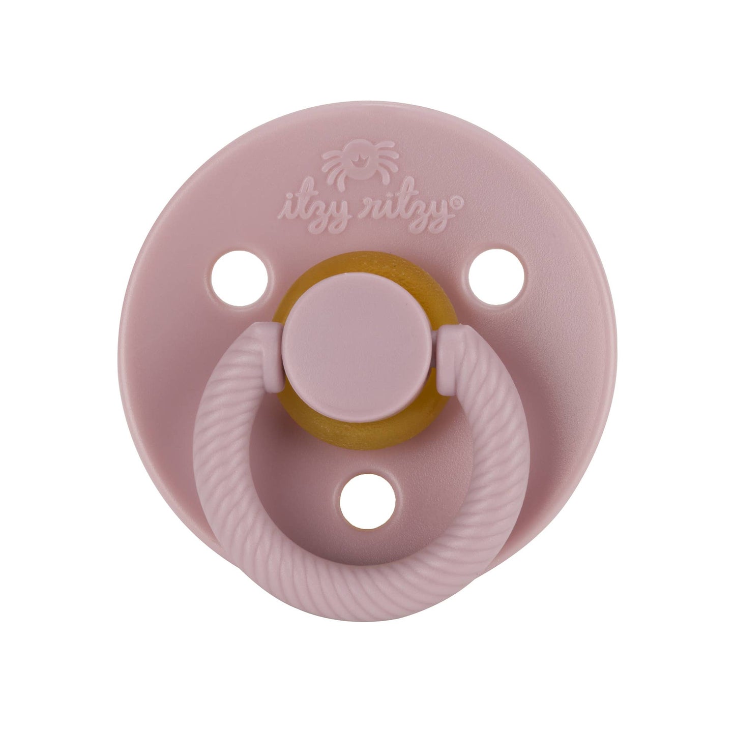 Itzy Soother Natural Rubber Paci Sets: Orchid + Lilac