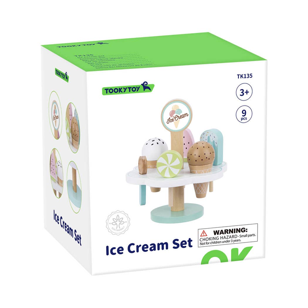 Wooden Ice cream Set 