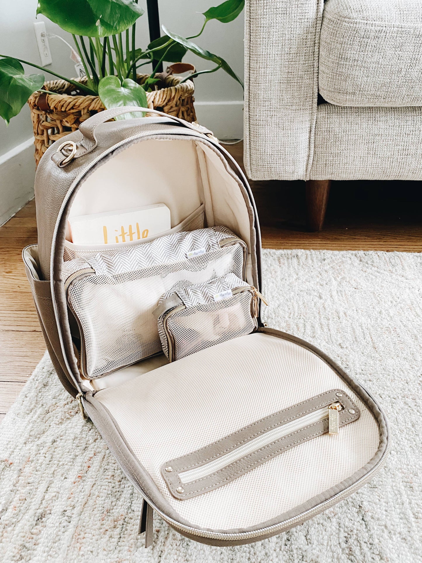 Taupe Pack Like a Boss™ Diaper Bag Packing Cubes