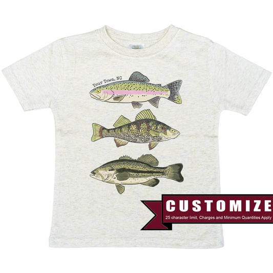 CUSTOM Fish Summer Outdoor Clothes for Boy Fishing for Girl