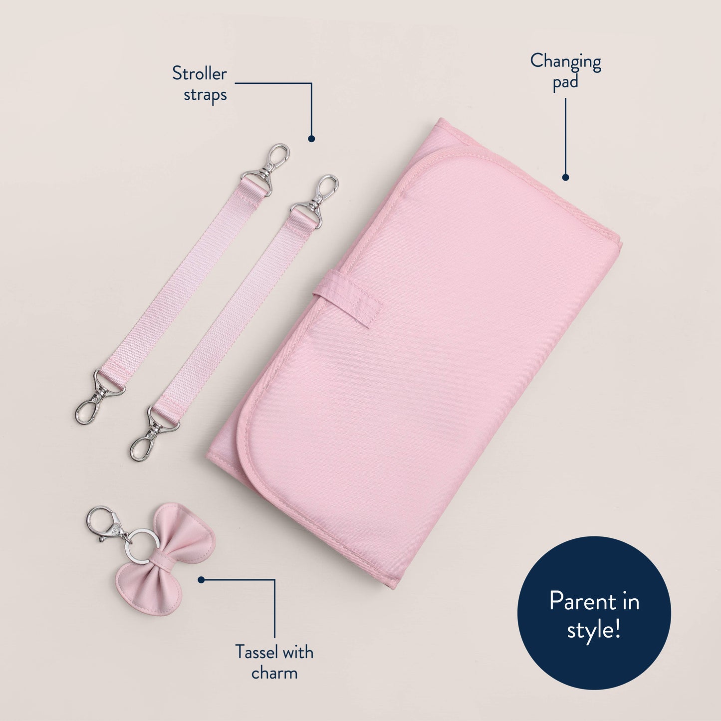 Ribbons & Roses Boss Plus™ Backpack Diaper Bag
