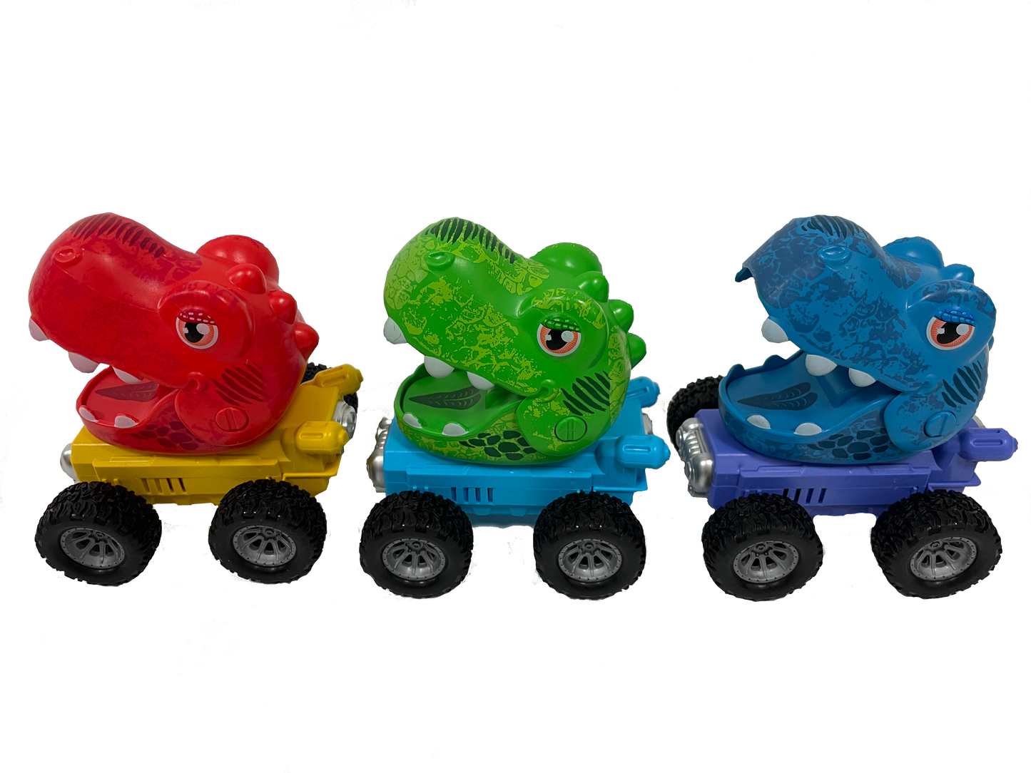 Dino Racers - dinosaur vehicles with NO batteries needed!
