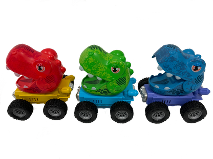 Dino Racers - dinosaur vehicles with NO batteries needed!