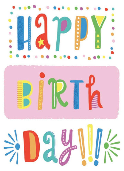 Bright Birthday - Birthday Value Card