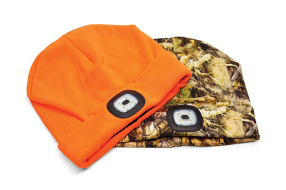 Night Scope Sportsman Rechargeable LED Beanie Open Stock: Orange