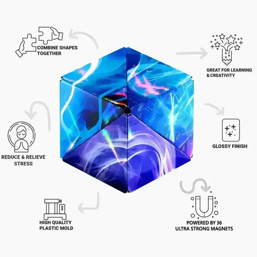 Shashibo Vapor 2.0 Magnetic Puzzle Cube
