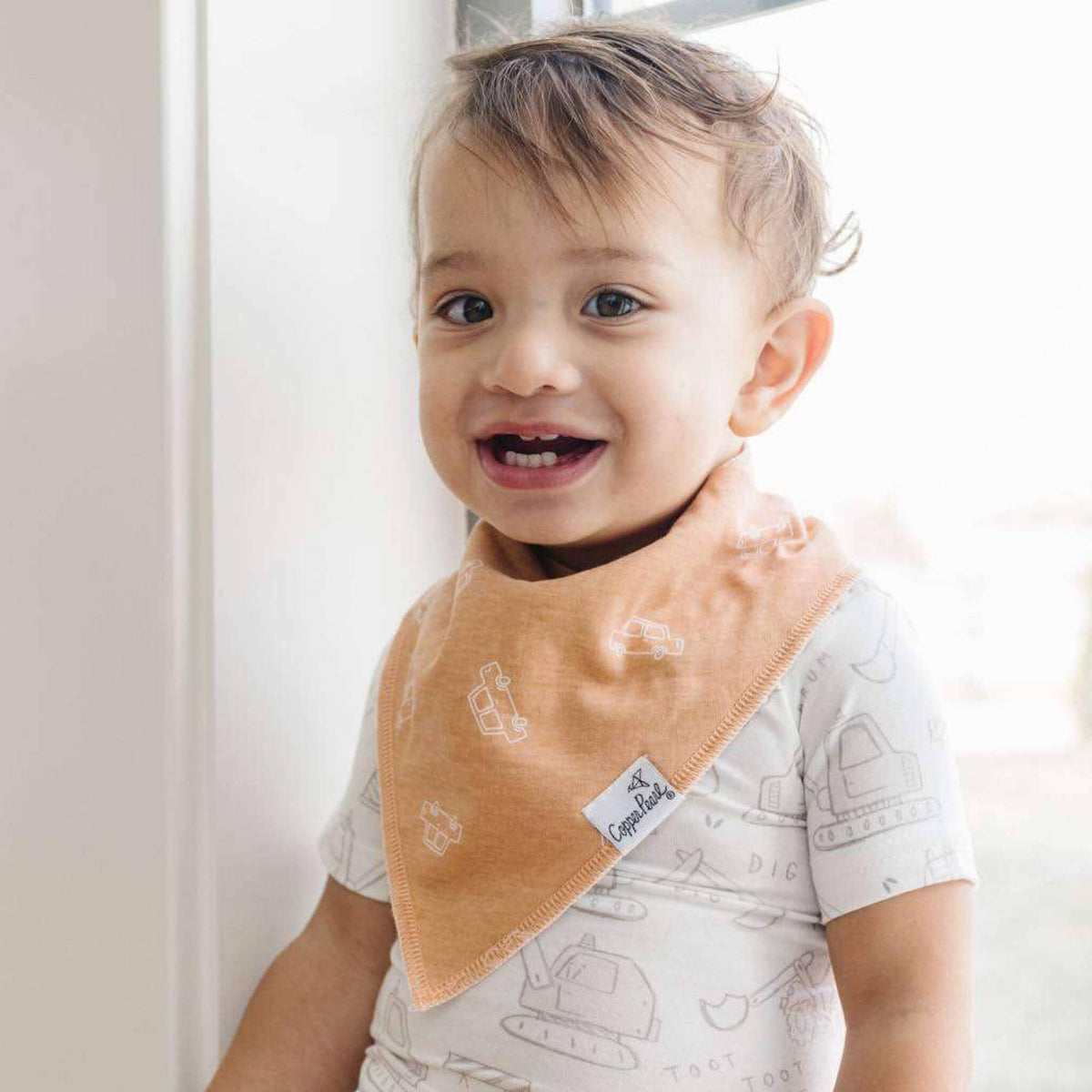 4 Pack Baby Bandana Bibs - Gage
