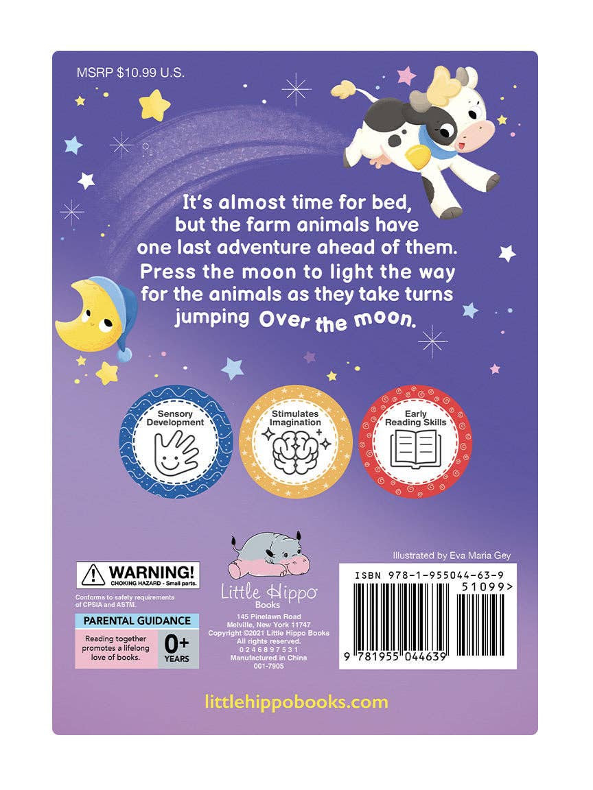 Over the Moon Sensory Touch and Light-Up Board Book