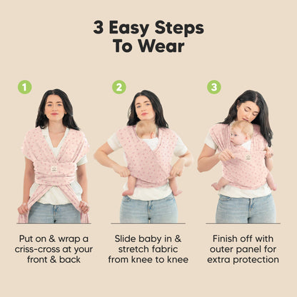 KeaBabies Original Baby Wrap Carrier