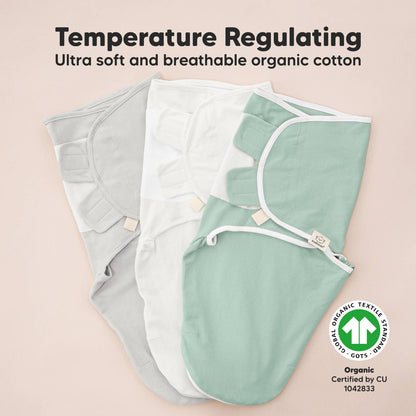 3pk Soothe Zippy Baby Swaddles, Newborn Sleep Sack
