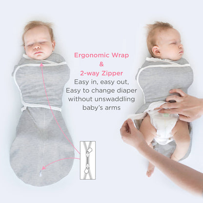 Organic Omni Swaddle Sack, Sand Dollar