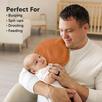 5-Pack Quin Baby Burp Cloths, Soft Burping Cloths for Babies