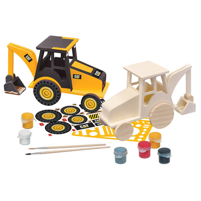 CAT - Caterpillar Backhoe Wood Paint Kit