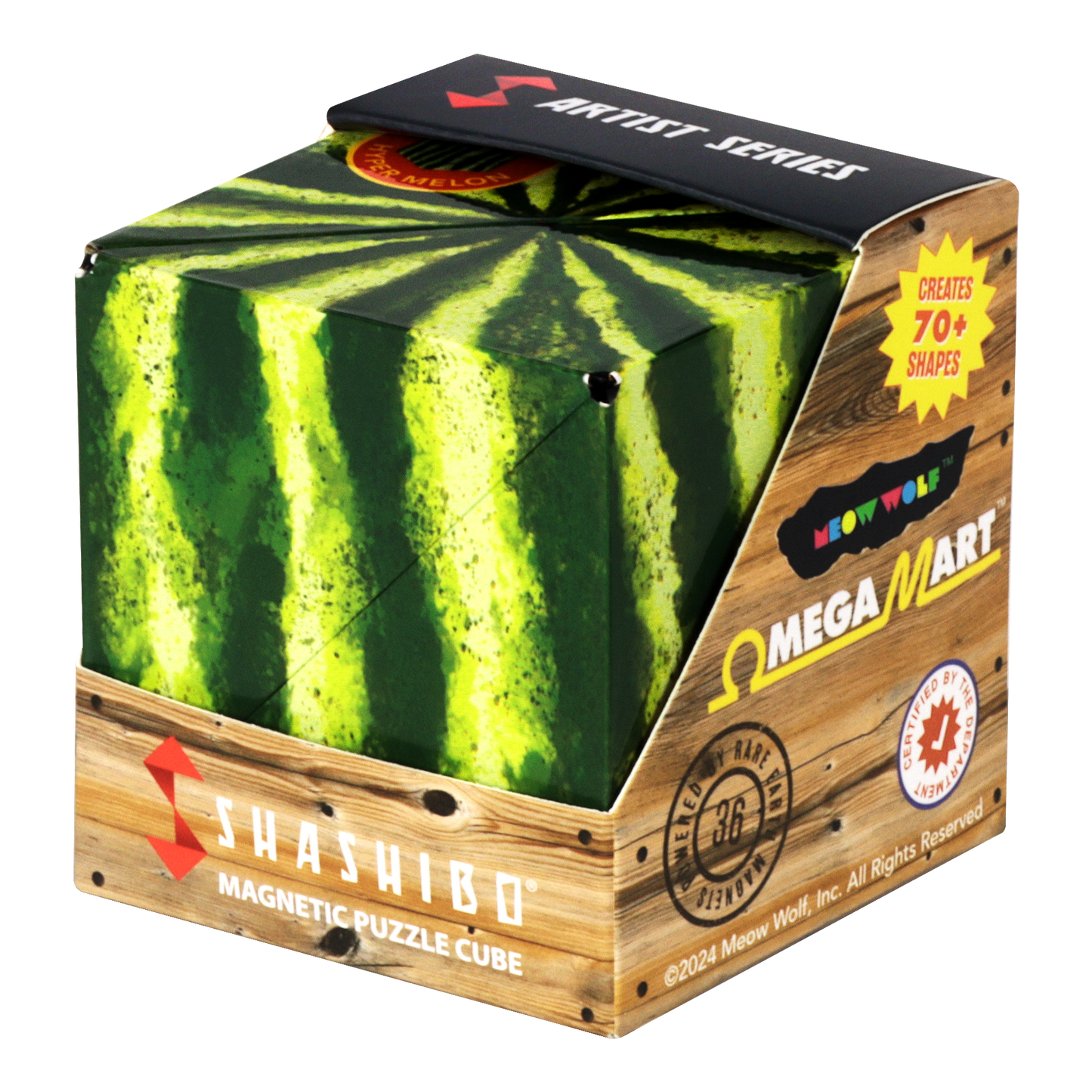 Shashibo Hypermelon Magnetic Puzzle Cube