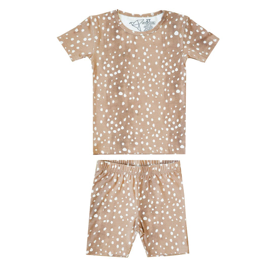 Fawn 2pc Short Sleeve Pajama Set