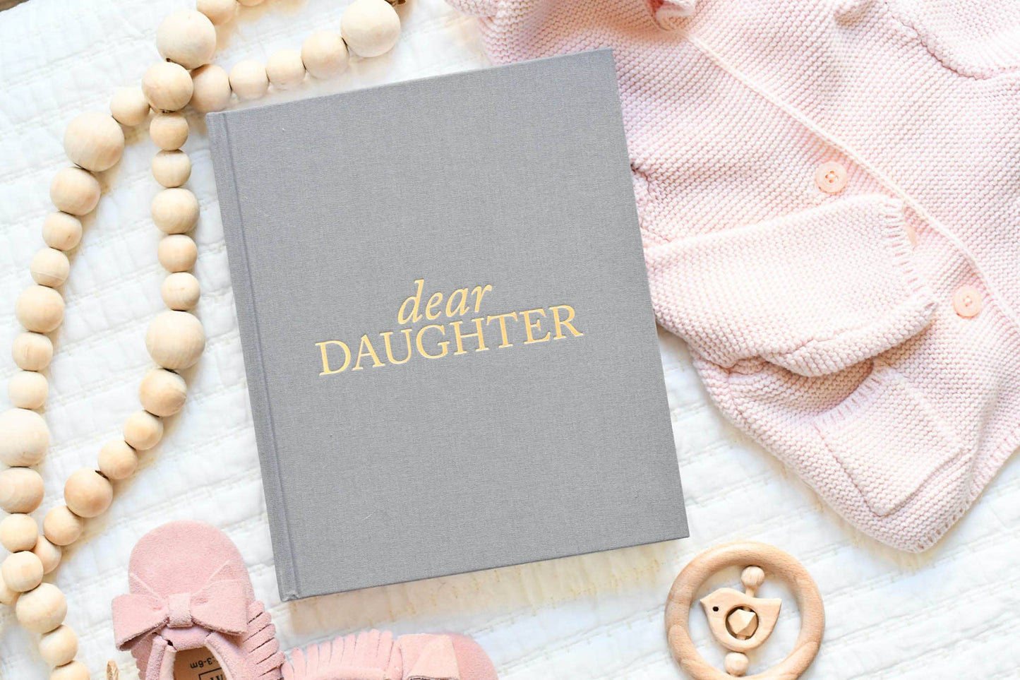 Dear Daughter Childhood Keepsake Book | Gift for Wife or Mom