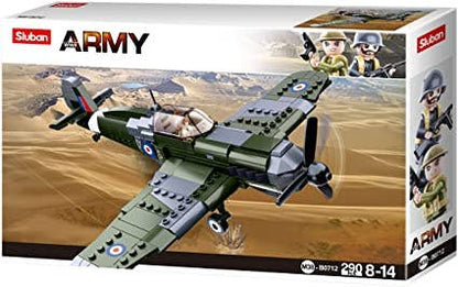 WW2 Royal Airforce Spitfire Fighter Plane Brick Kit