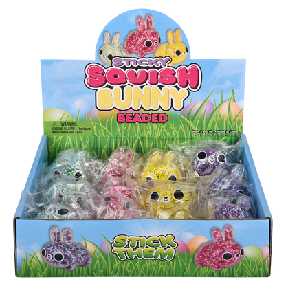 SQUEEZY BEAD BUNNY 2.5"