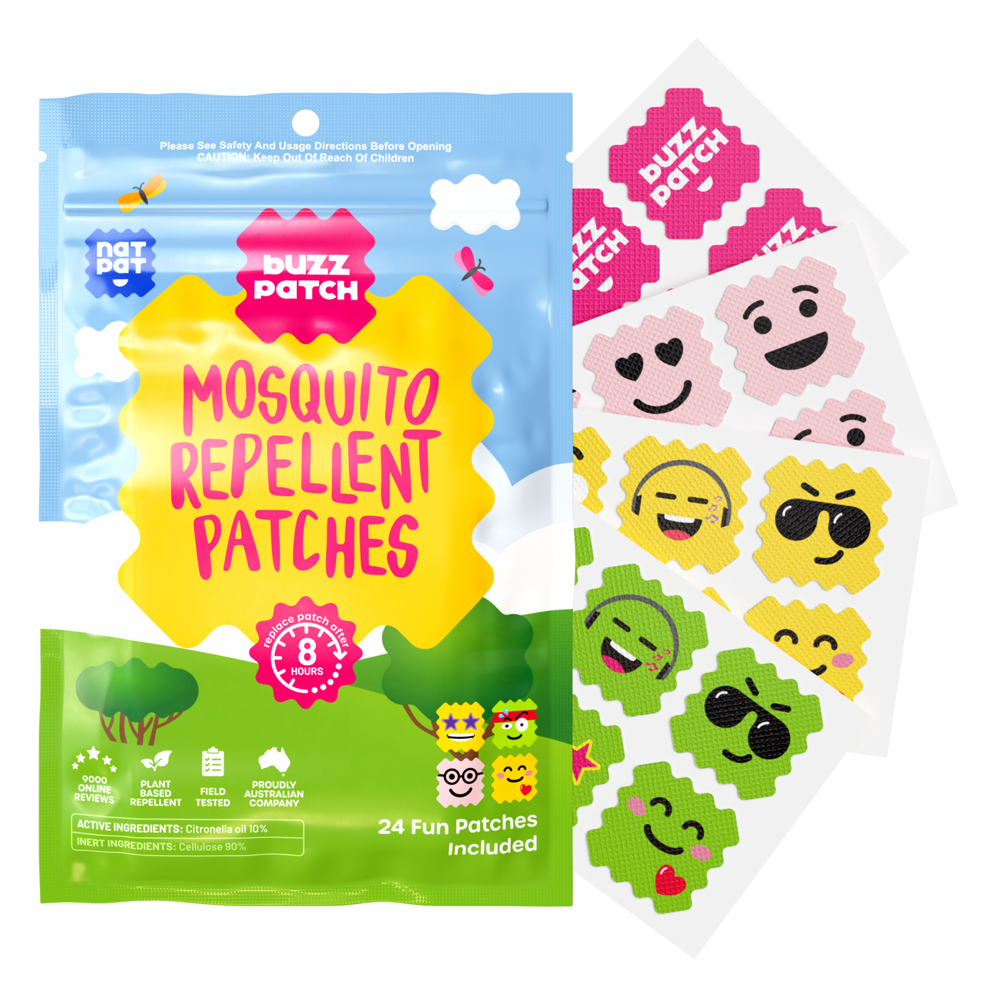 BuzzPatch | Mosquito Stickers | Insect Repellent Stickers