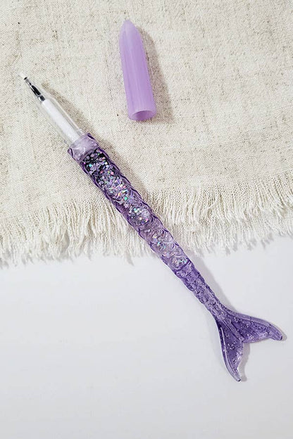 Glitter Mermaid Tail Pen