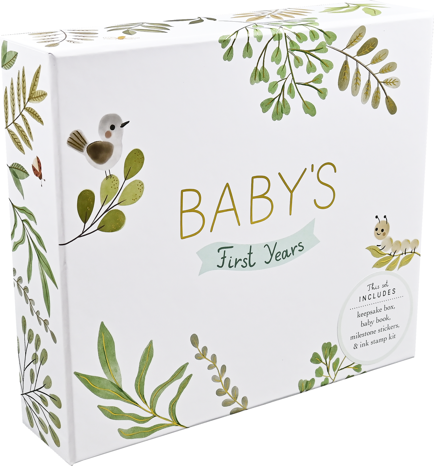 Baby's First Years-A Modern Memory Book with Keepsake Box