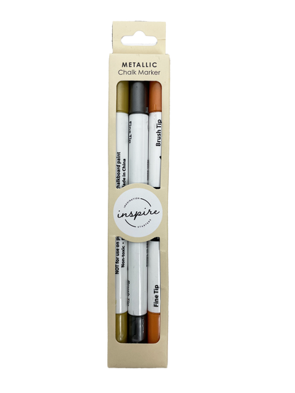 Metallic Chalk Marker Set 3 Inspire