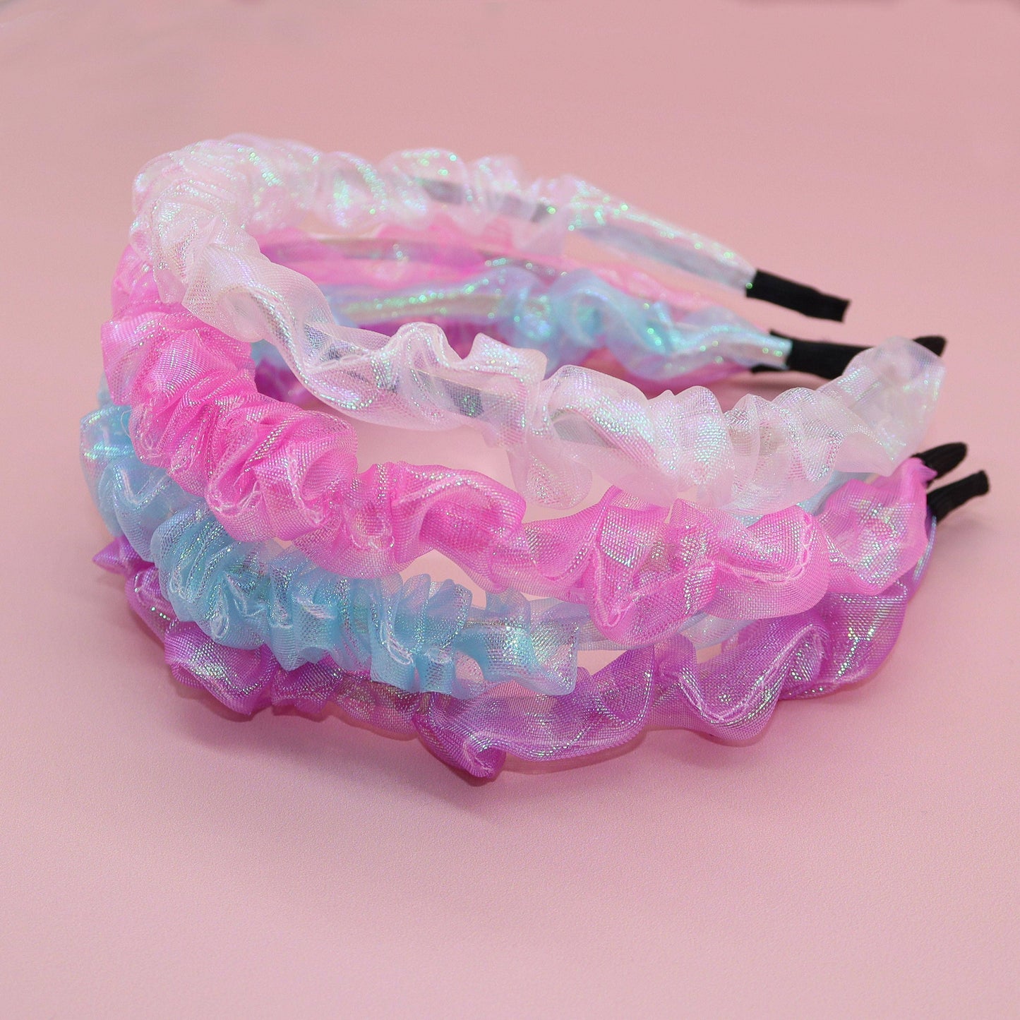 Organza Ruched Headbands