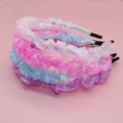 Organza Ruched Headbands