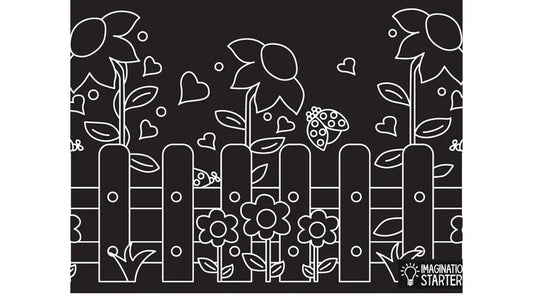 Chalkboard Garden Placemat