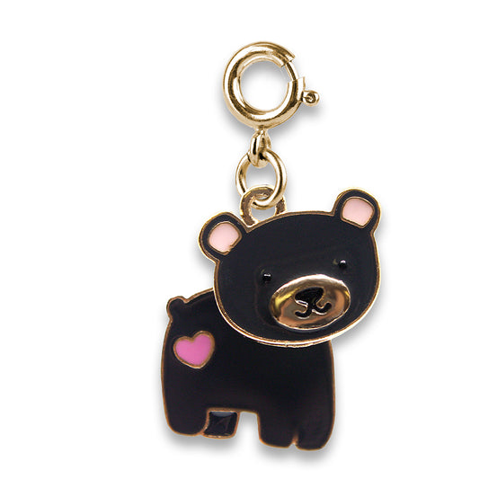 Gold Swivel Bear Charm