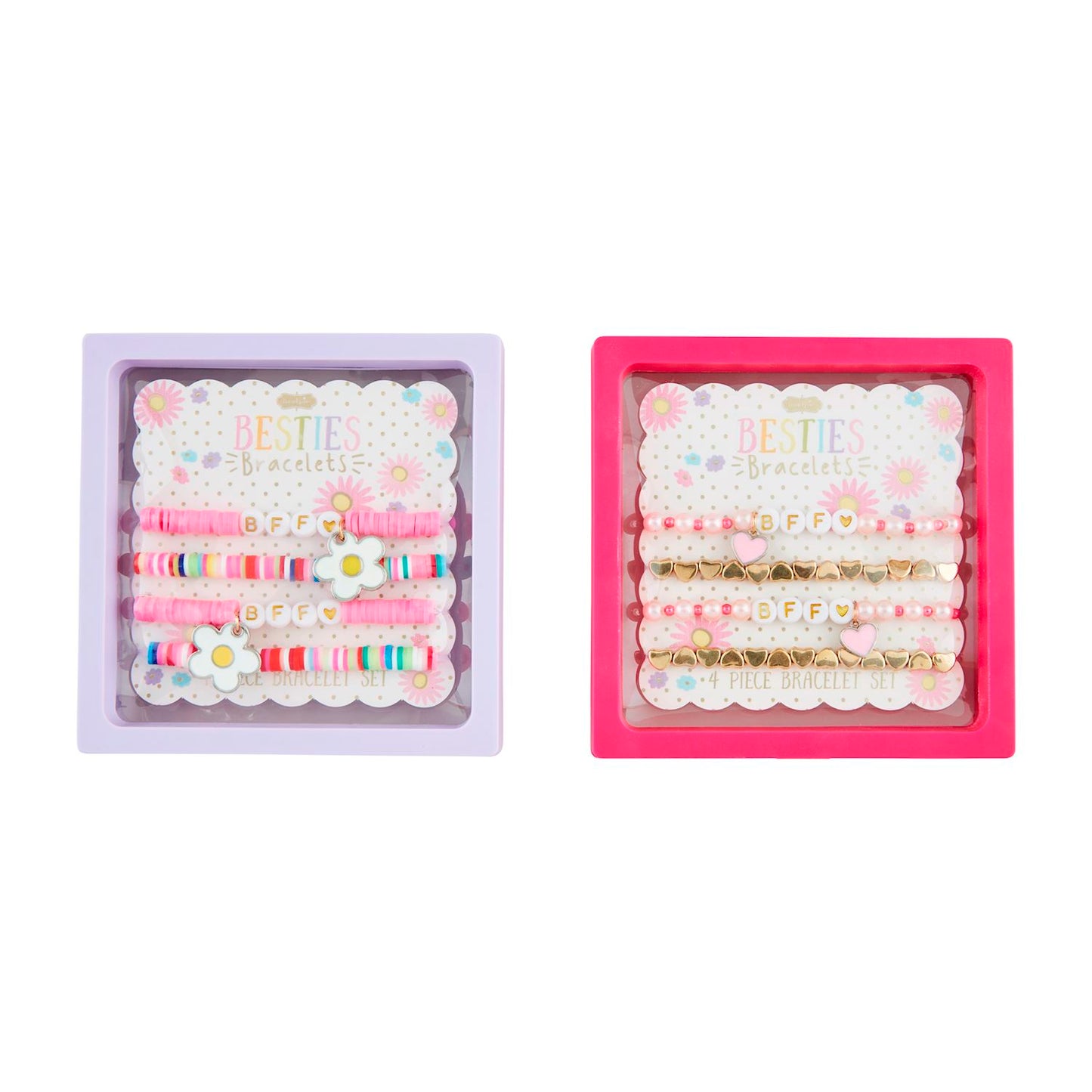 Hearts Bff Beaded Bracelets