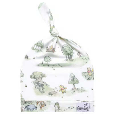 Hundred Acre Wood Top Knot Hat 0-4mo