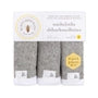 Multi Solid Organic Cotton Washcloths 6 Pack - Heather Grey